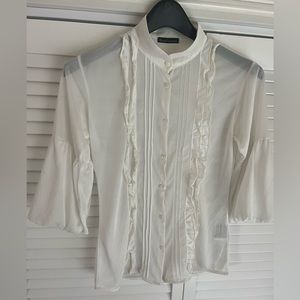 Women see-through shirt, fit US size small, gently used